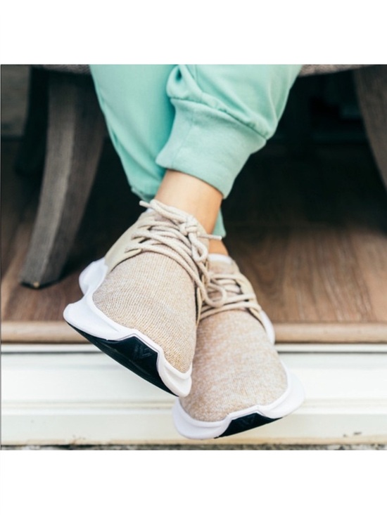 Vessi Shoes - Vessi - Everyday Shoe, Sneaker, Beach Beige, Waterproof, Size 7, Lightweight